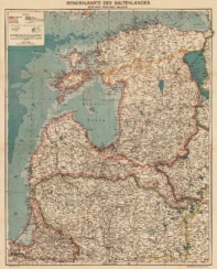 Generalkarte des Baltenlandes 1917