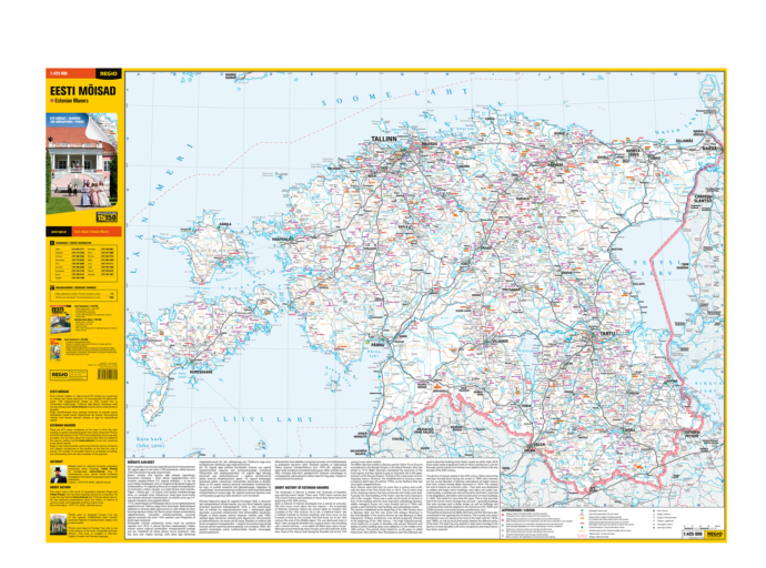 Voldikkaart Eesti mõisad