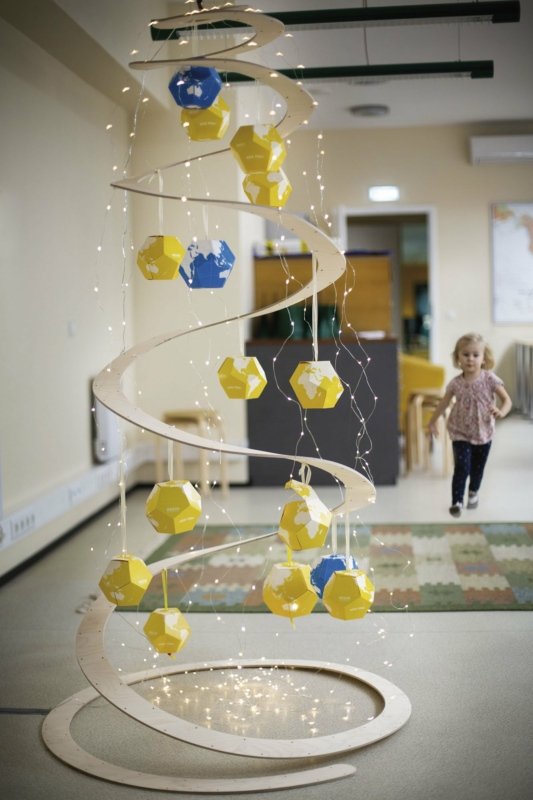 Christmas tree at Regio office. Photo: Hanna Maran.