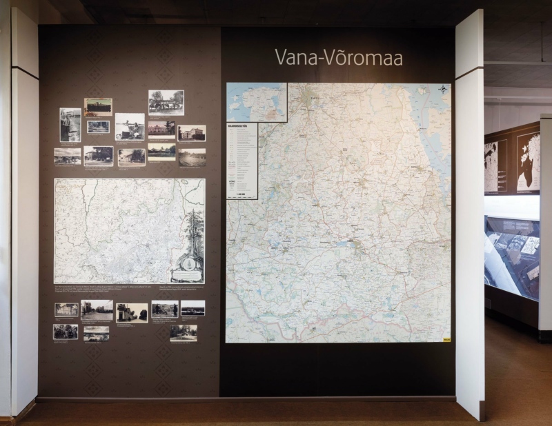 Maps at Vana-Võromaa Museum. Photo: Toomas Tuul