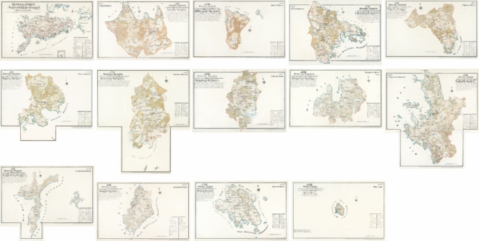 Saaremaa atlase 1836 lehed