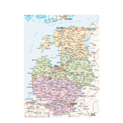 Baltic states map file