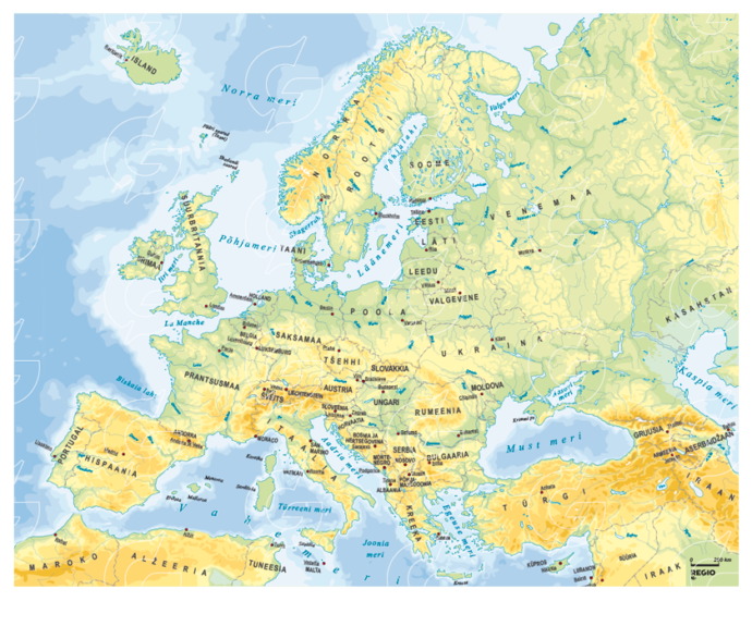 Regio Euroopa fppsiline kaart, kaardifail