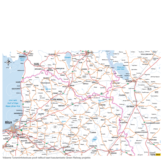 Latvian-Estonian border