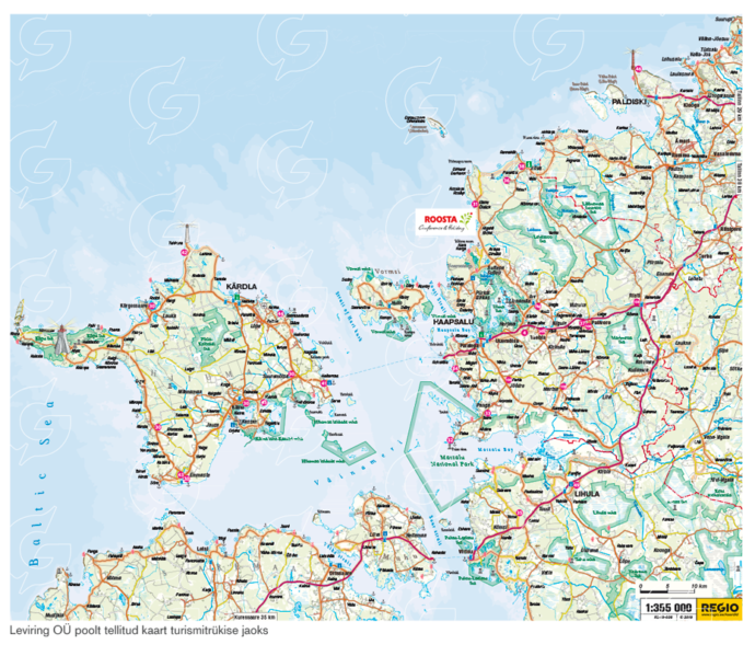 Regio Läänemaa ja Hiiumaa kaardifail