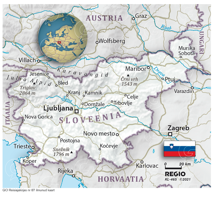 Regio Sloveenia, kaardifail