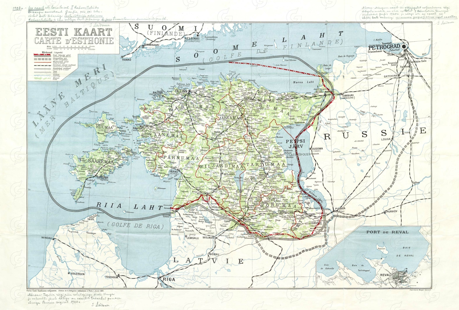 Карта эстонии до 1939 года карта