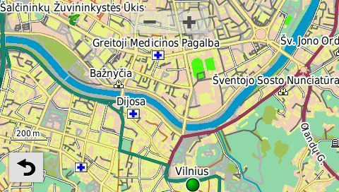 Regio road map of Baltic States for Garmin GPS