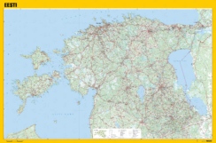 Eesti kaart metsadega