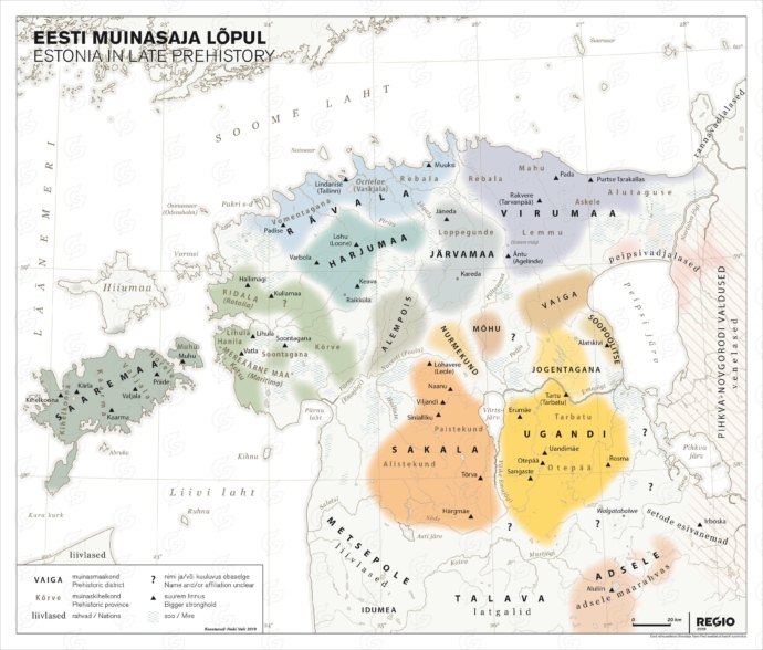 Rahvusatlas. Eesti muinasaja lõpul