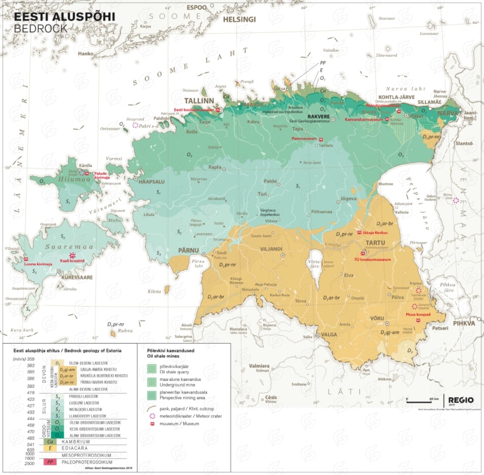 Rahvusatlas Eesti aluspõhi