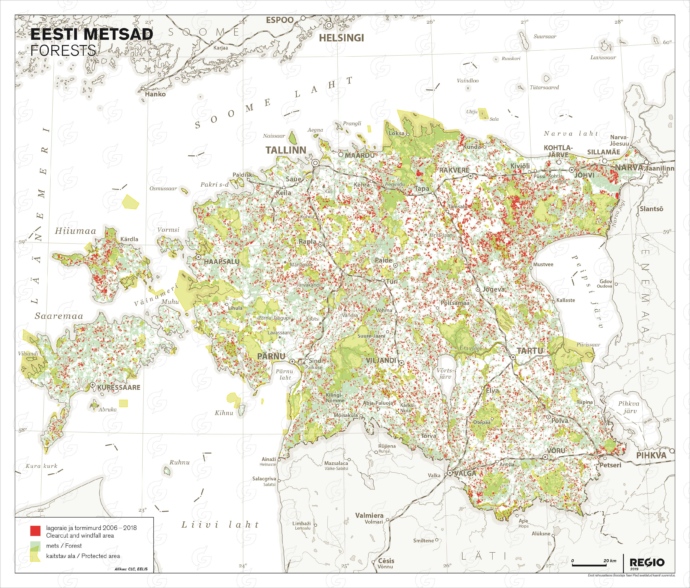 Rahvusatlas Eesti metsad