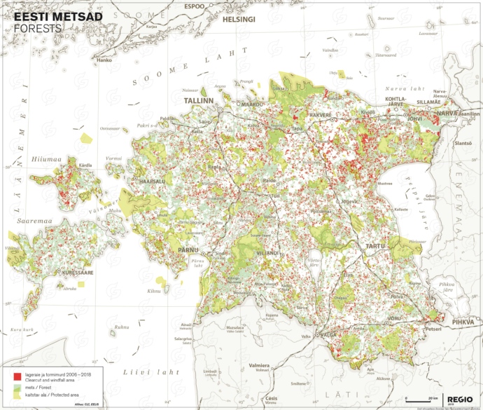 Rahvusatlas Eesti metsad