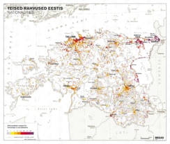 Rahvusatlas erinevad rahvused Eestis