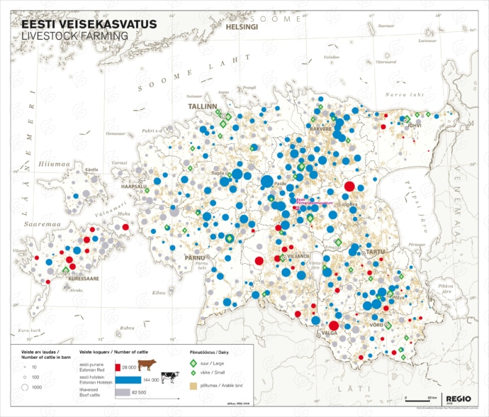 Rahvusatlas Eesti veisekasvatus