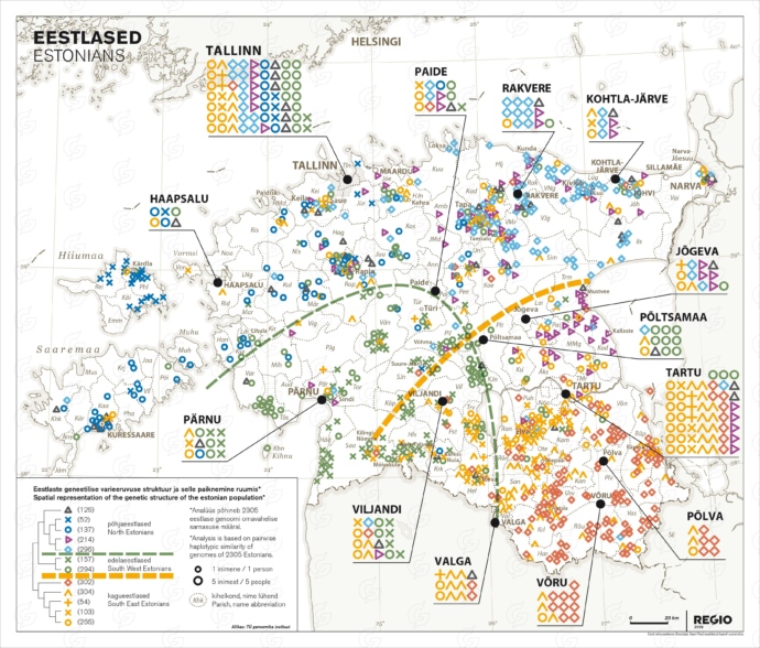 Rahvusatlas Eestlaste geenid