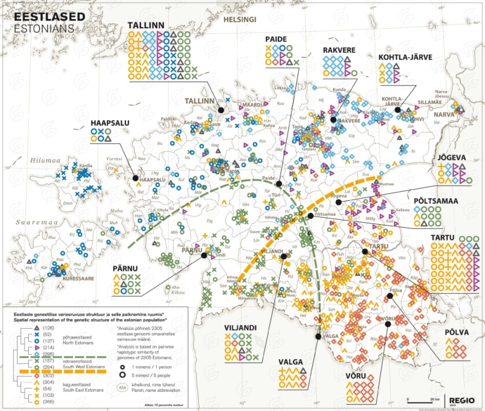 Rahvusatlas Eestlaste geenid