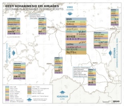 Rahvusatlas Eesti kohanimed eri keeltes