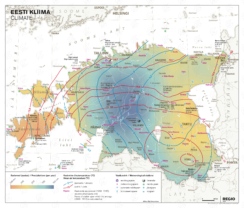 Rahvusatlas Eesti kliima