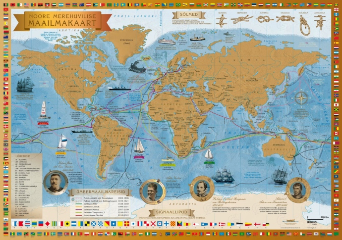 Noore merehuvilise maailma kaart