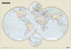 Regio poliitiline maailma poolkerade kaart