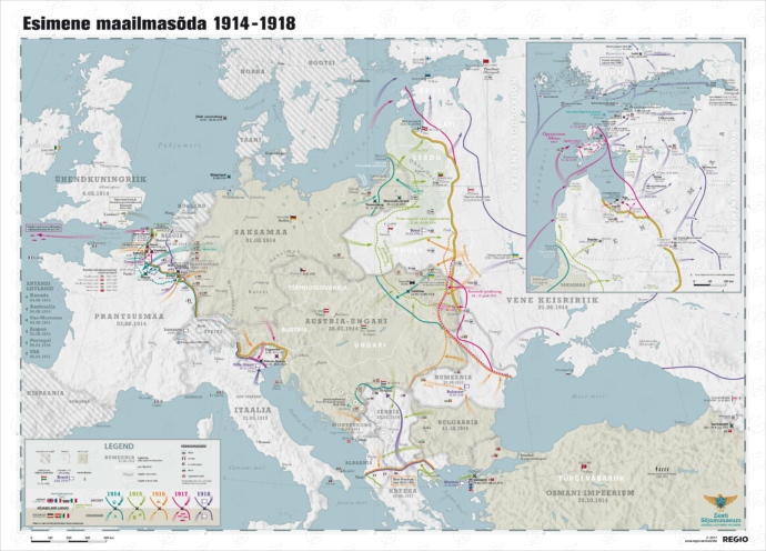 Esimene maailmasõda Euroopas Regio ja Eesti Sõajamuuseum