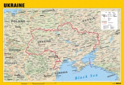 Ukraina seinakart Regio