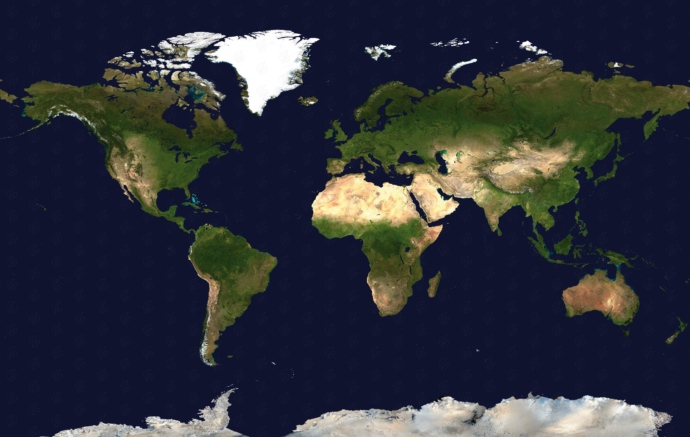 Maps Interational maailm satelliidilt