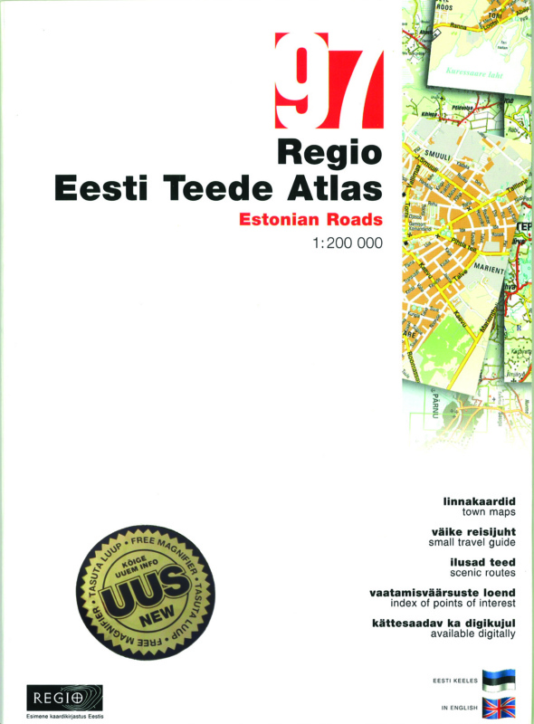 Rego Eesti teedeatlas 97