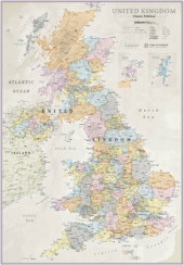 UK (Inglismaa) seinakaart Maps International