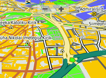 Garmini GPS-kaart