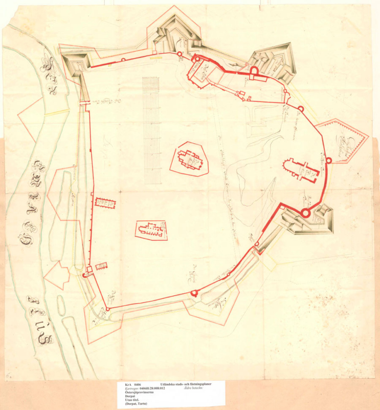 1650 Tartu bastionide projekt