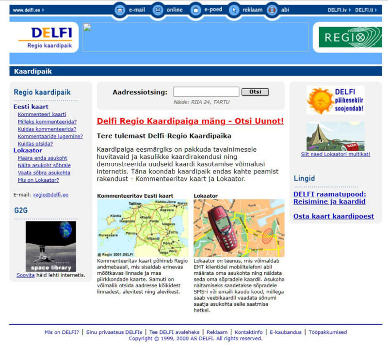 Delfi Regio kaardipaik
