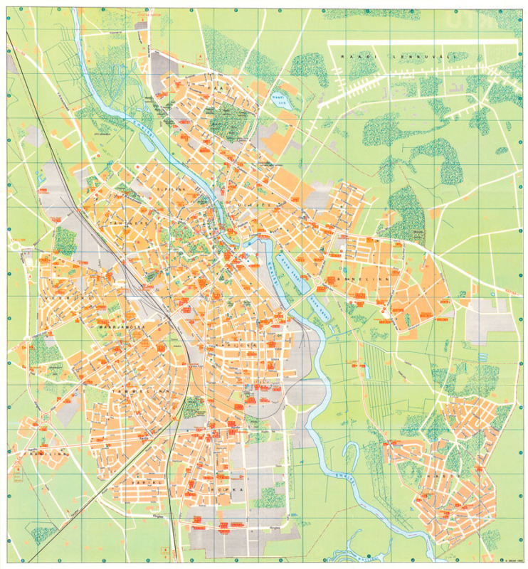 Tartu linna plaan
