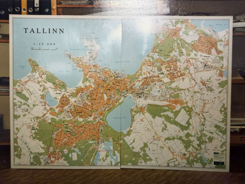 Tallinna seinakaart 1:15 000