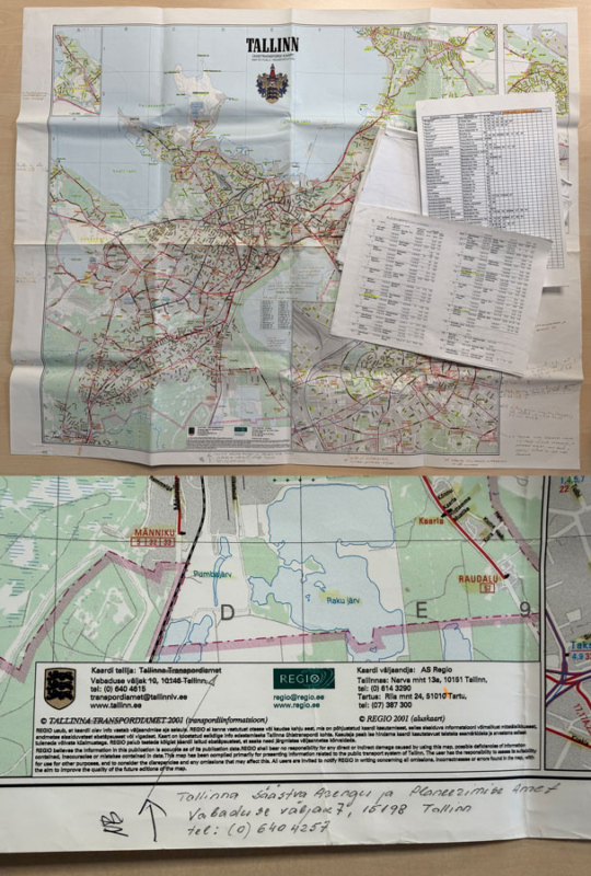 Tallinna ühistranspordi kaart