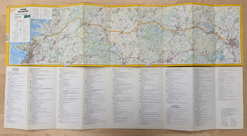 Regio voldikkaart Piibe maantee