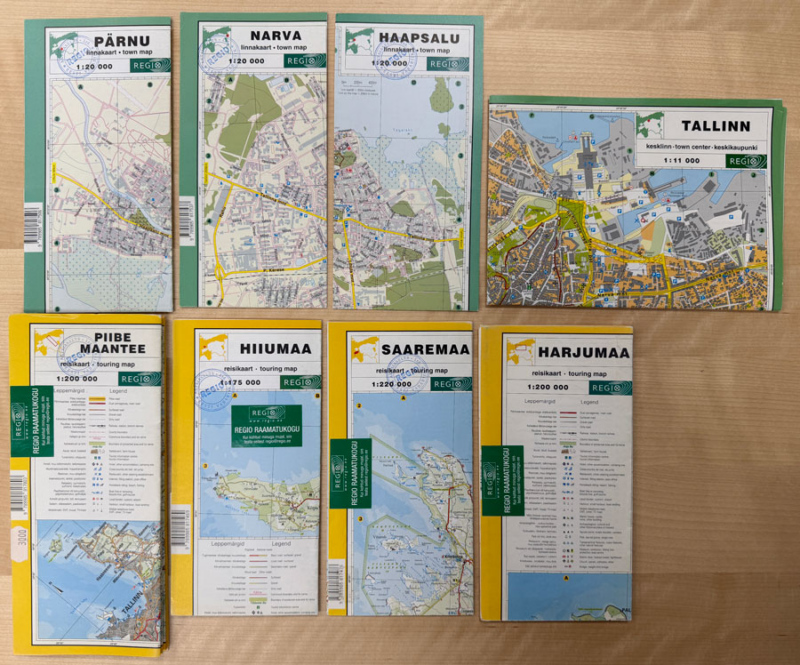 Regio voldikkaarte 2000-te algusest