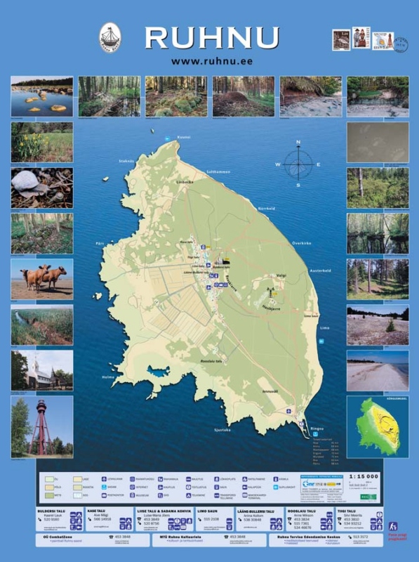 Ruhnu turismiplakat aastast 2007