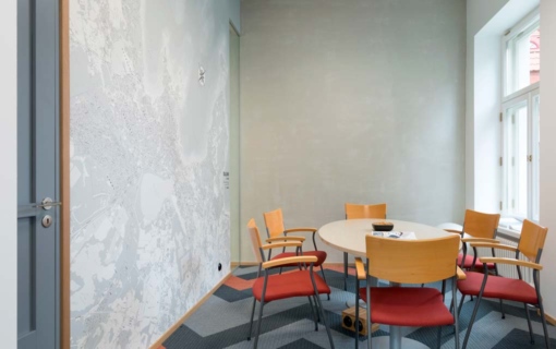 The map of Tallinn on Wallpaper at Suppa Advisers office
