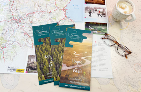 Touristische Karten der Region Südestland