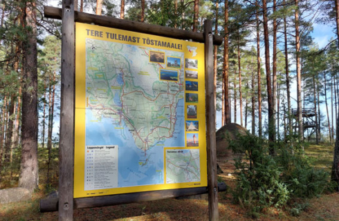 Die Outdoor-Karte Tõstamaa, die Regio entworfen hat