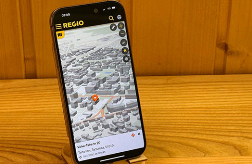 Regio kaadiapp telefonis